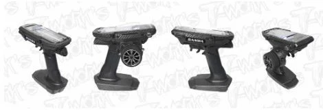 T-Work's kit déco 3D carbone pour Sanwa M17 TS-044 - Image 4