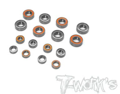 T-Work's Kit roulements 16pcs Kyosho MP10E BBS-MP10E