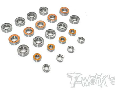 T-Work's Kit roulements 22pcs Kyosho MP9E BBS-MP9E