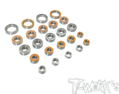 T-Work's Kit roulements 24pcs Mugen MBX8 BBS-MBX8