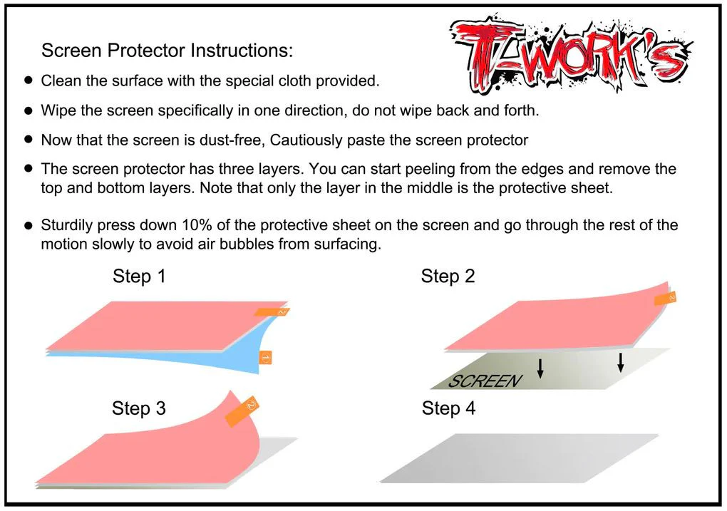 T-Work's Protection Ecran Futaba 3PV TA-085-3PV - Image 2