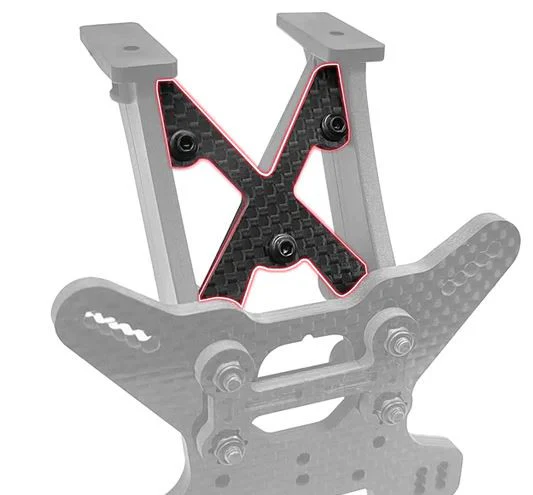T-Work's Renfort Support Aileron Carbone MBX8 TO-318-A2 - Image 2