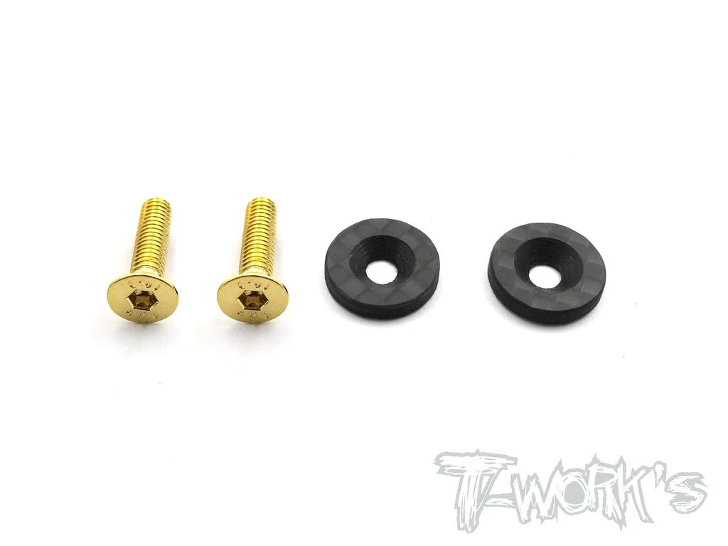 T-Work's Rondelles d'Aileron Carbone (x2) MP10 TO-208