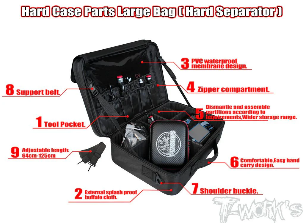 T-Work's Sac "Hardcase" de Transport Large TT-075-F-L - Image 3