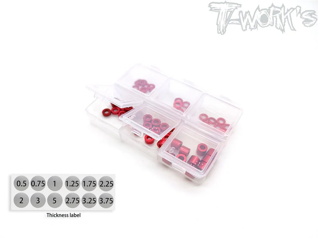 T-Work's Set A de Bagues Alu M3 (6x10) TA-140 - Image 6