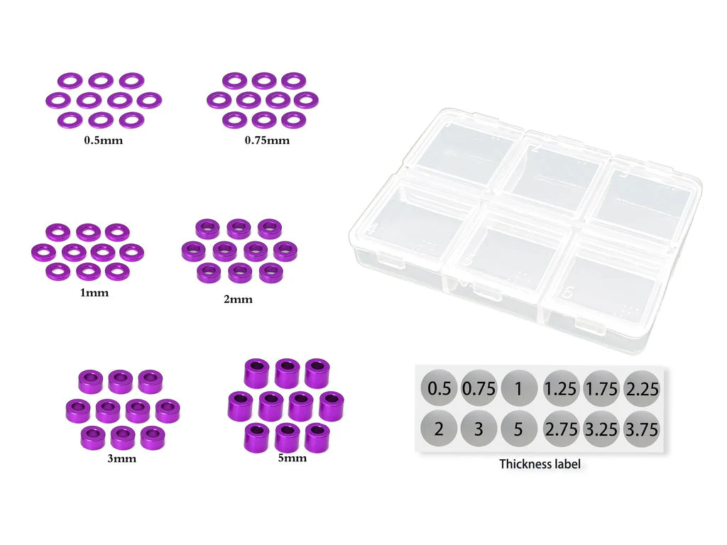 T-Work's Set A de Bagues Alu M3 (6x10) TA-140 - Image 9