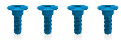 T-Work's Vis de Servo Alu 7075 3x7mm (x4) ASS-SERVO-B