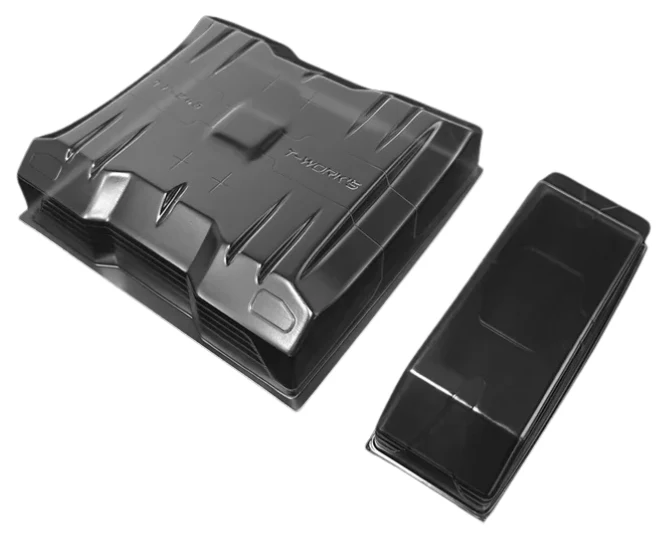 T-Work's Aileron Lexan 7" + Dérive central (x2) TT 1/10 TE-265-1 - Image 2