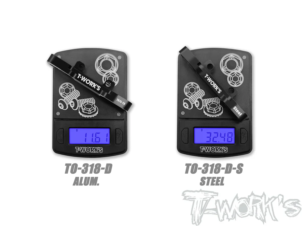 T-Work's Cale Inférieur Avant Métal MBX8R TO-318-D-S - Image 2