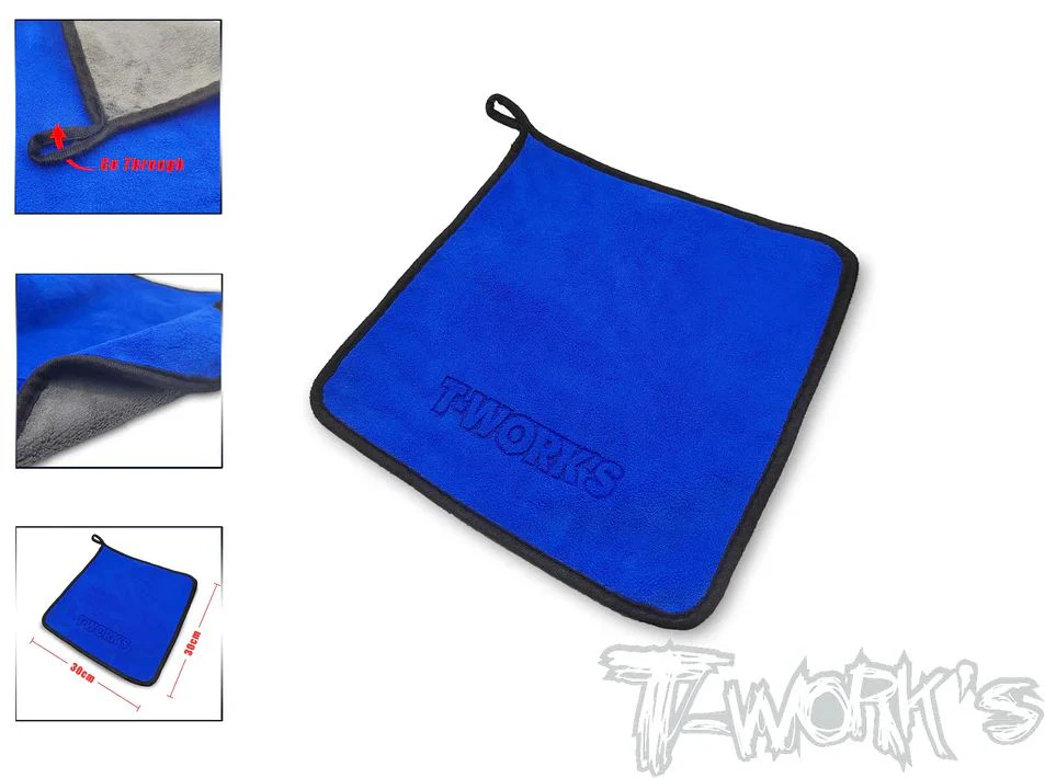 T-Work's Serviette de nettoyage double épaisseur AP-010-A - Image 2