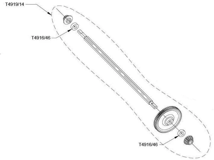 T2m Cardan central T4919/14