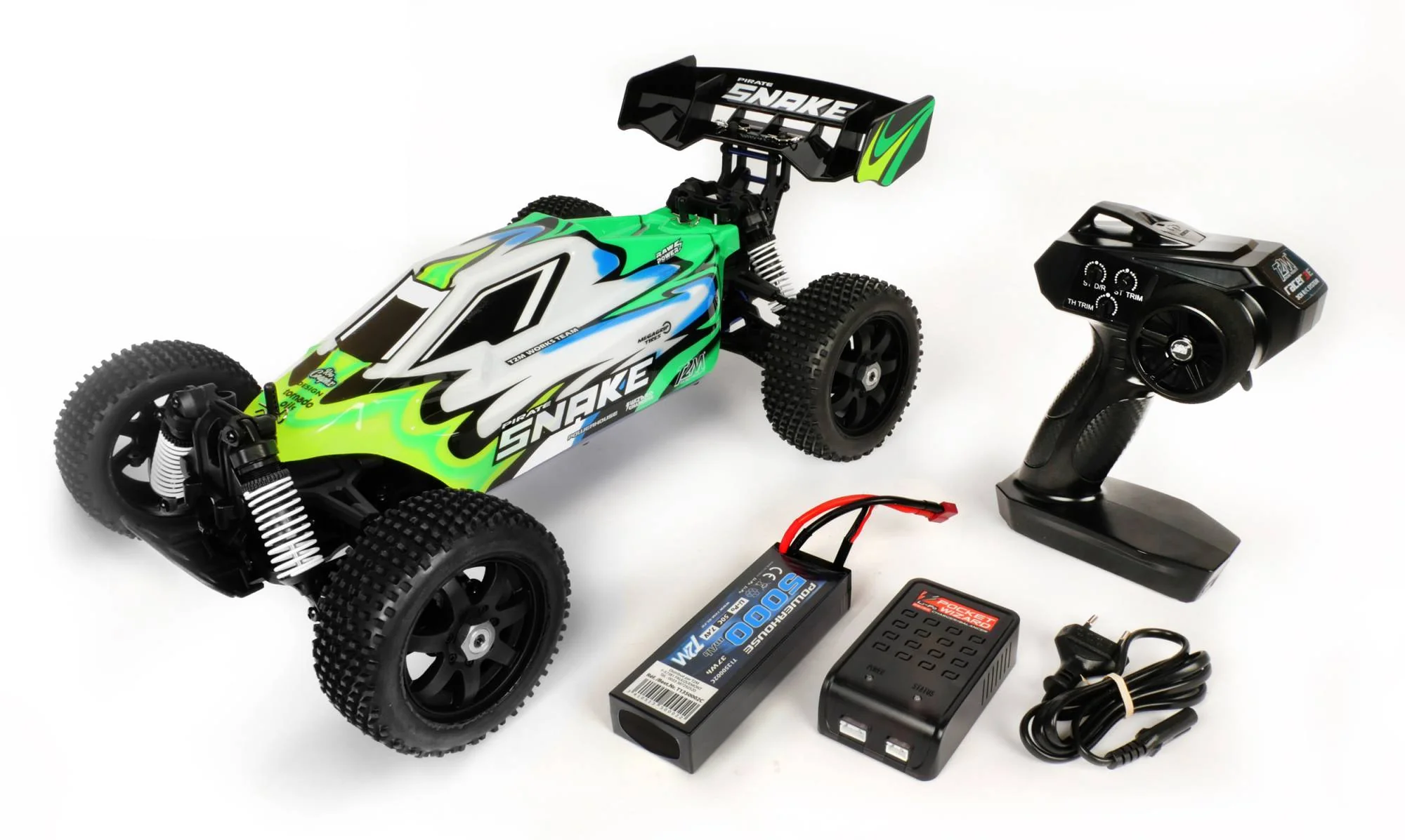 T2M Pirate Snake Brushless 4wd RTR + Lipo/Chargeur T4969BL