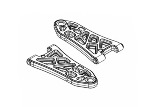 T2M Triangle inférieur Avant (x2) Pirate Dune Scraper T4936/34
