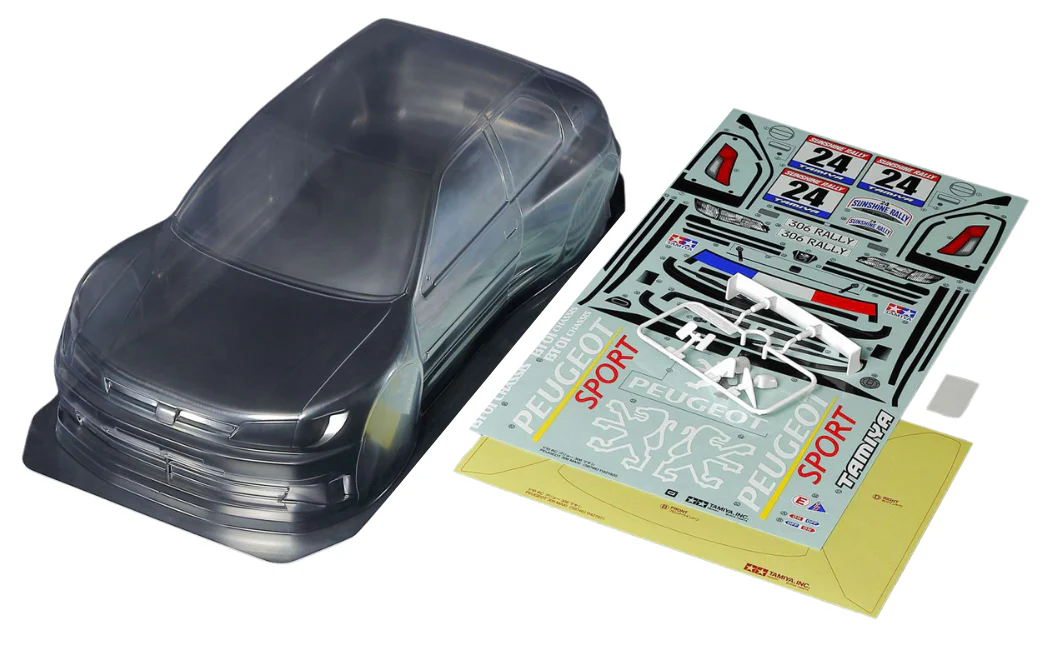Tamiya Carrosserie Peugeot 306 Maxi 190mm 51753 - Image 2