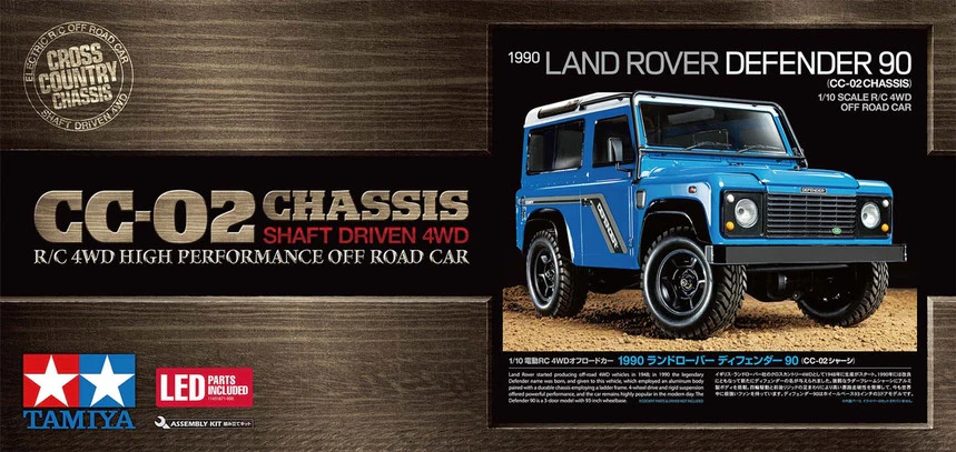 Tamiya CC-02 Land Rover Defender 90 KIT 58700 - Image 2