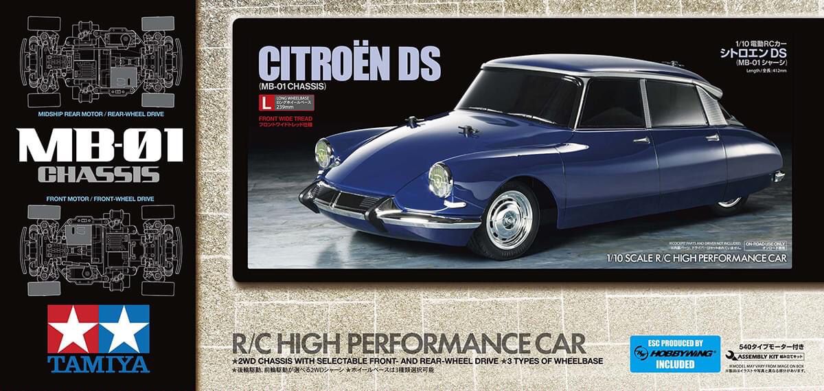 Tamiya MB-01 Citroën DS KIT 58734 - Image 9