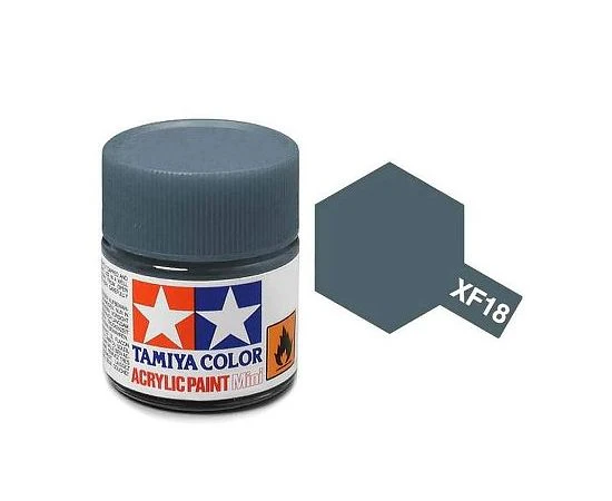 Tamiya Peinture Mini XF18 Bleu Moyen Mat 81718