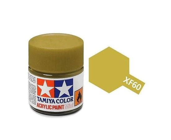 Tamiya Peinture Mini XF60 Jaune Foncé Mat 81760
