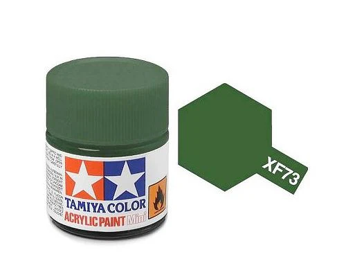 Tamiya Peinture Mini XF73 Vert Foncé JGSDF Mat 81773