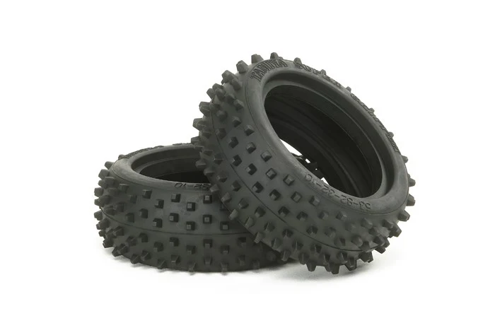 Tamiya Pneus Square Spike Avant (x2) 53088