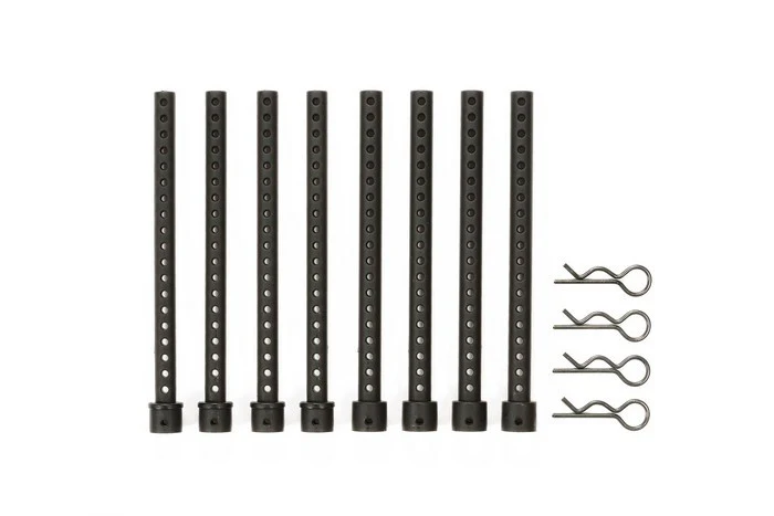 Tamiya Rallonges Plots de Carrosseries + Clips (x12) TT-01 54604