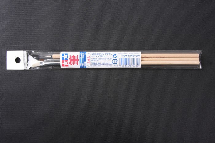 Tamiya Set de 3 Pinceaux Basic 87066 - Image 5