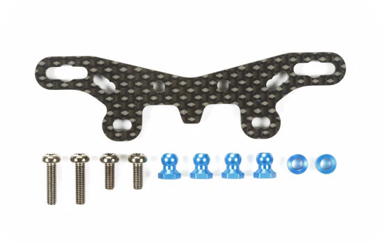 Tamiya Support amortisseur avant carbone TT02 Type S 54632