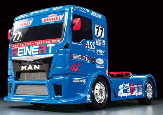 Tamiya TT-01E Camion MAN TGS Team Reinert Racing  KIT 58642 - Image 2
