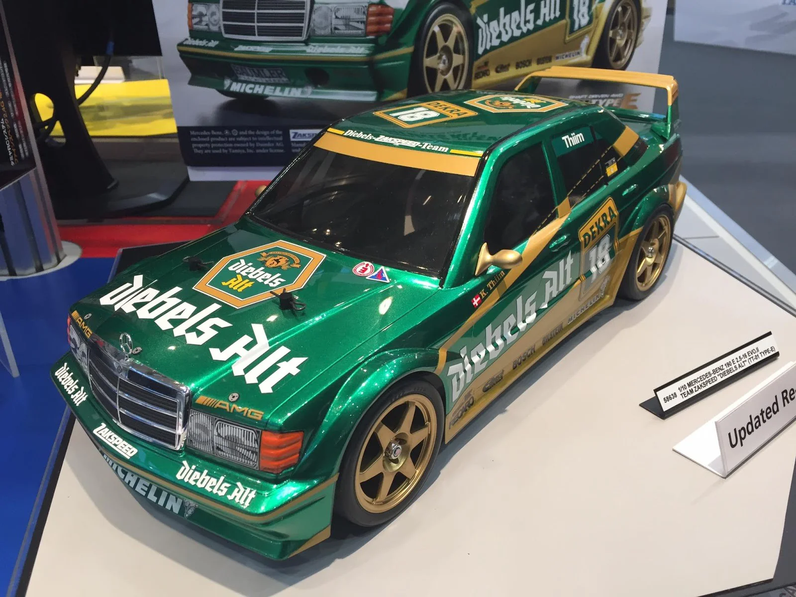 Tamiya TT-01E Mercedes-Benz 190 E 2.5-16 Evo 2 Team Zakspeed KIT 58638 - Image 2