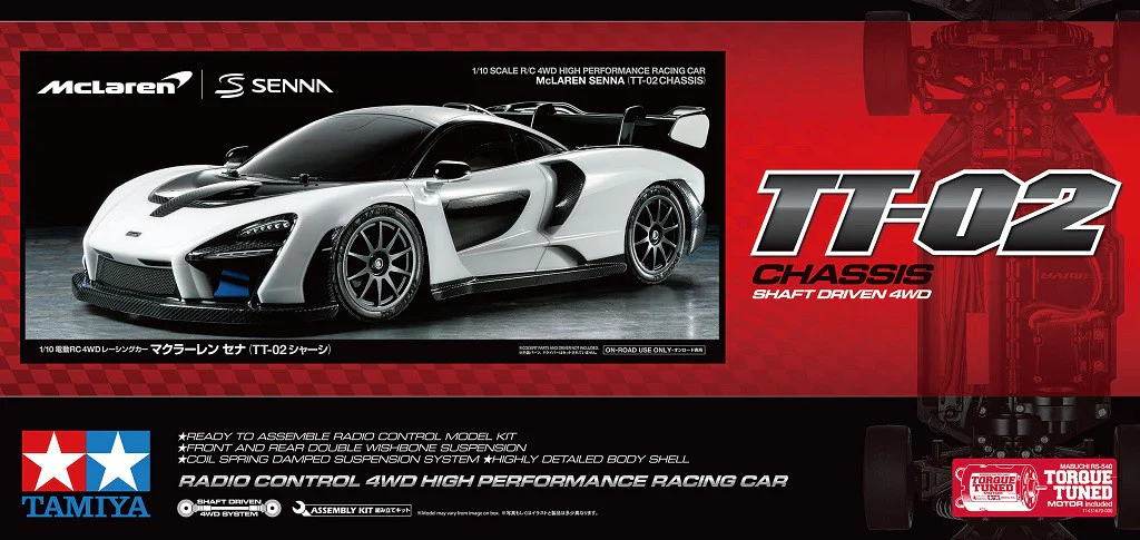 Tamiya TT-02 McLaren Senna KIT 58711 - Image 2