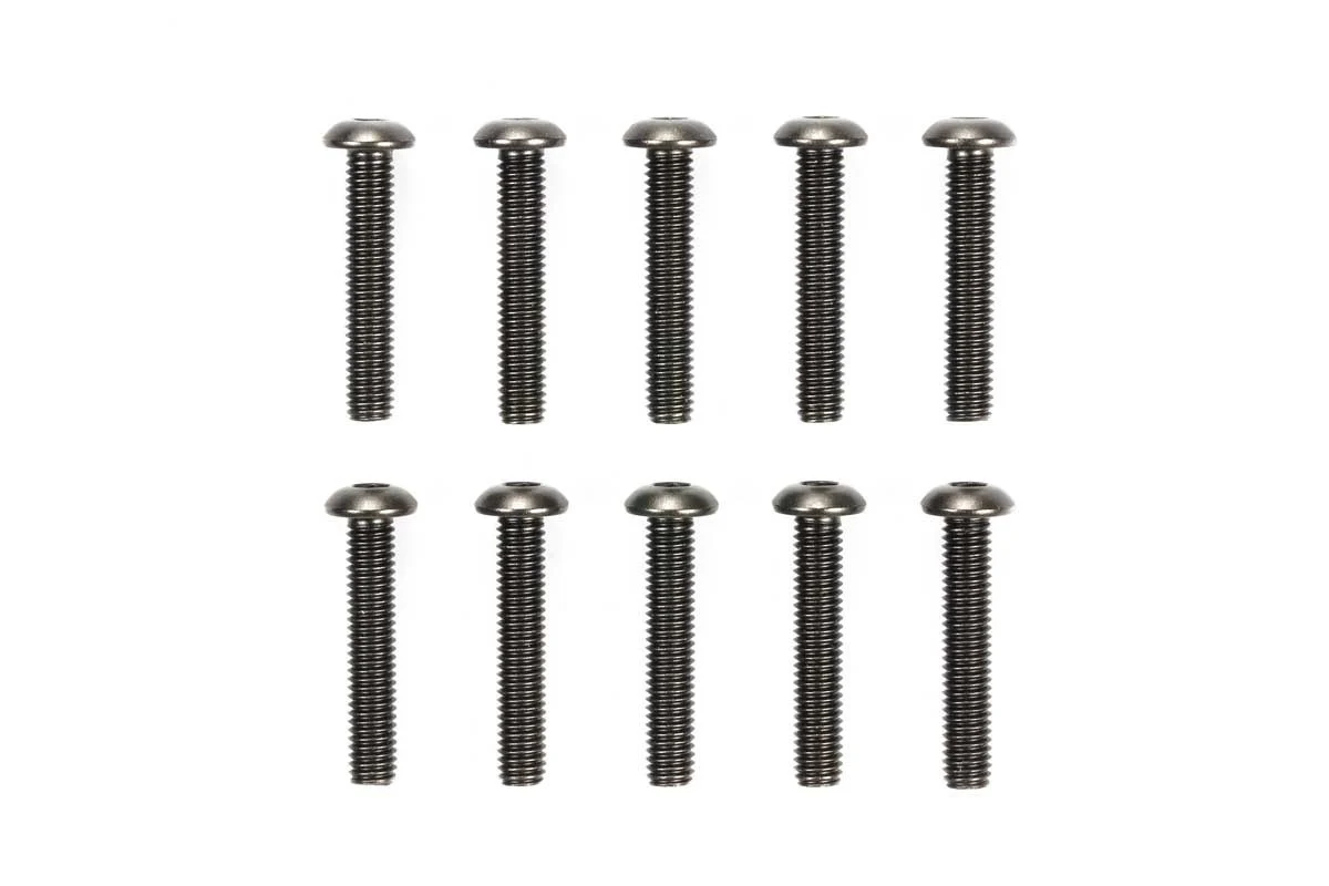 Tamiya Vis 3x16mm acier Tête ronde (x10) 51632