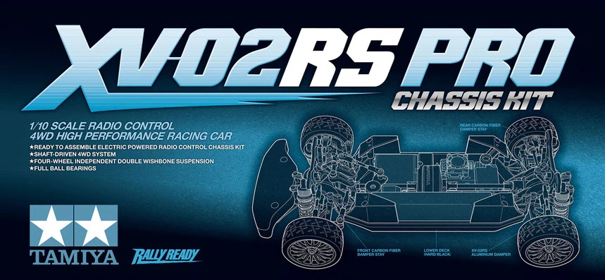 Tamiya XV-02 RS Pro chassis KIT 58726 - Image 2