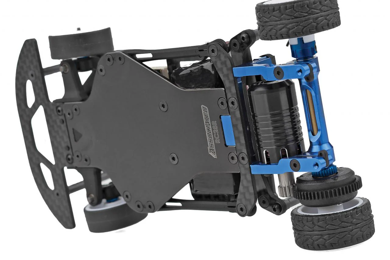 Team Associated RC28R 2WD + Carrosserie RADBODY Mako-X 1/28 Kit 20168 - Image 10