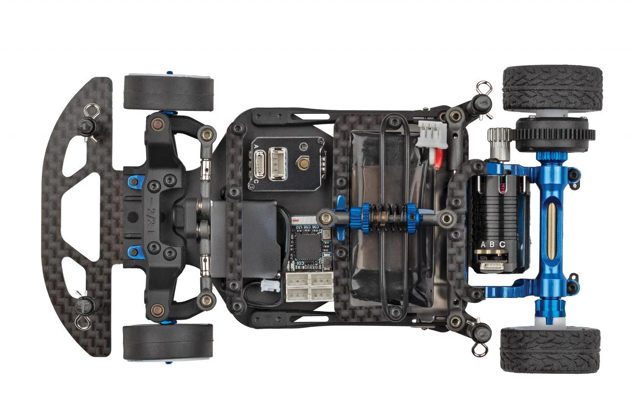 Team Associated RC28R 2WD + Carrosserie RADBODY Mako-X 1/28 Kit 20168 - Image 13