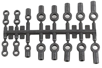 Team Associated Set Chape amortisseurs et Barre stabilisatrice (16Pcs) RC10 B7 92419