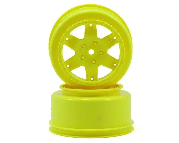 TLR Jantes Jaune Short Course (x2) TLR7004