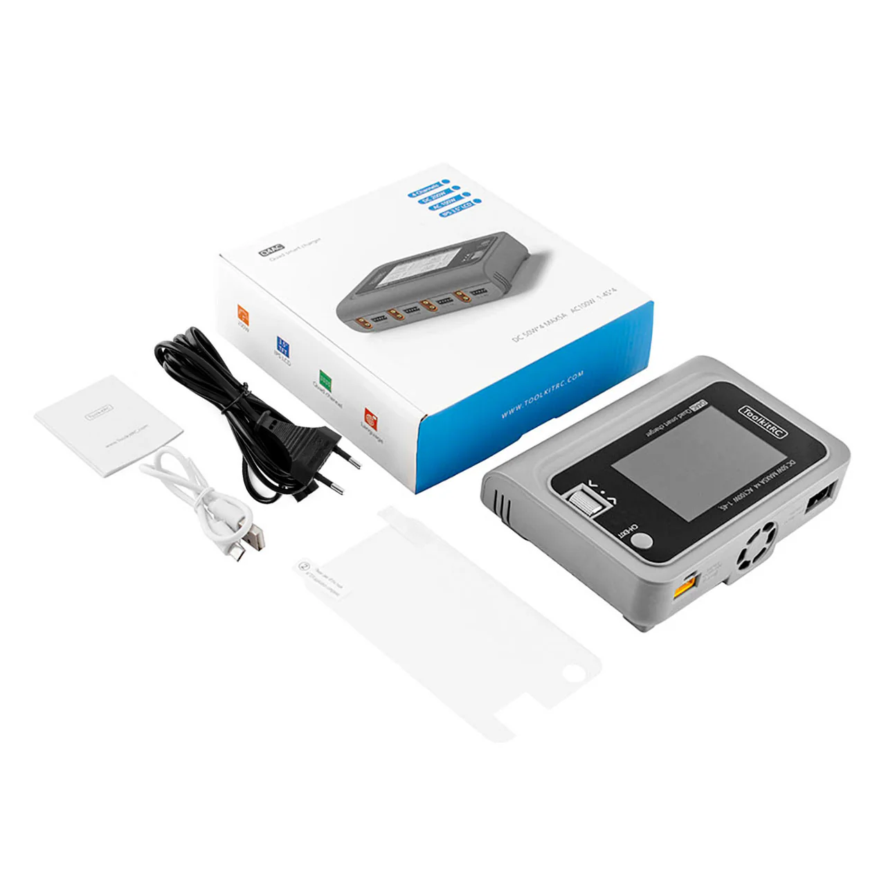 ToolkitRC Chargeur Quad Q4AC 1-4S 5A 200W AC/DC 12000 - Image 6