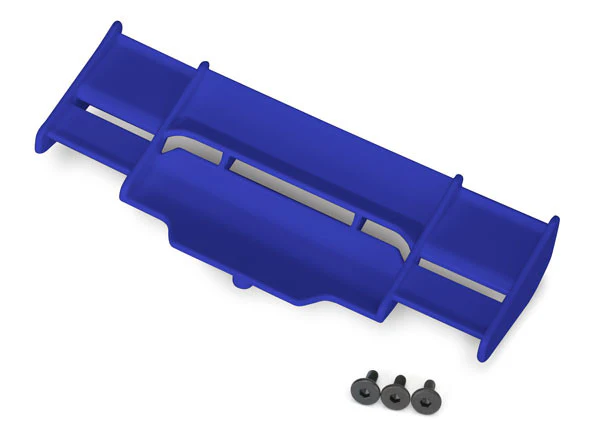 Traxxas Aileron Bleu Rustler 4X4 6721X