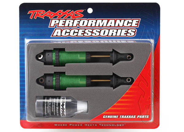 Traxxas Amortisseurs XX-Long GTR Alu Vert (x2) 7462G