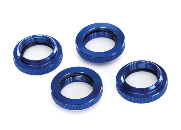 Traxxas Bague d'amortisseur réglabe GTX Alu Bleu (x4) 7767