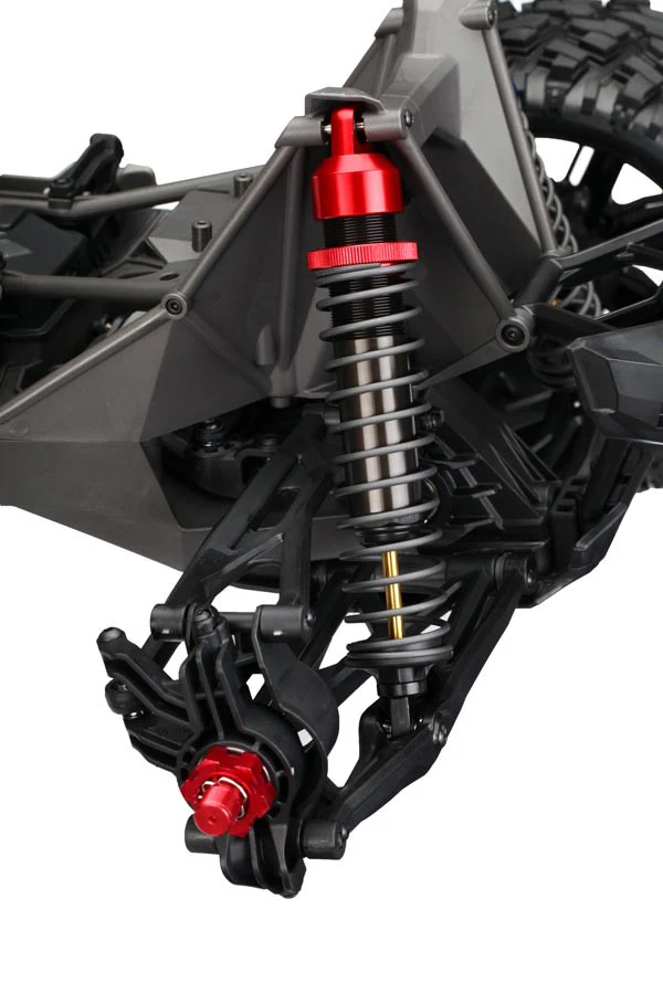 Traxxas Bague d'amortisseur réglabe GTX Alu Rouge (x4) 7767R - Image 2