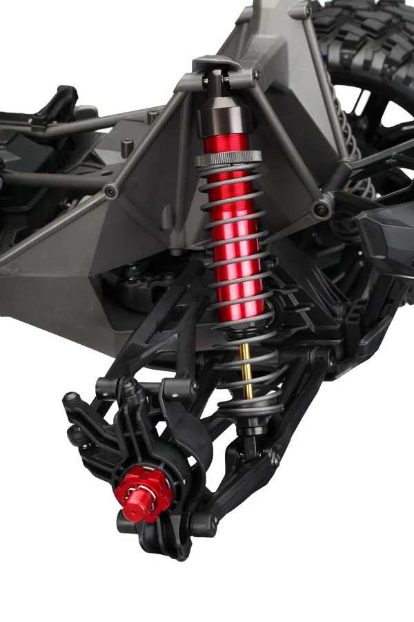 Traxxas Bouchons d'amortisseur GTX Alu Noir PTFE (x4) 7764X - Image 2
