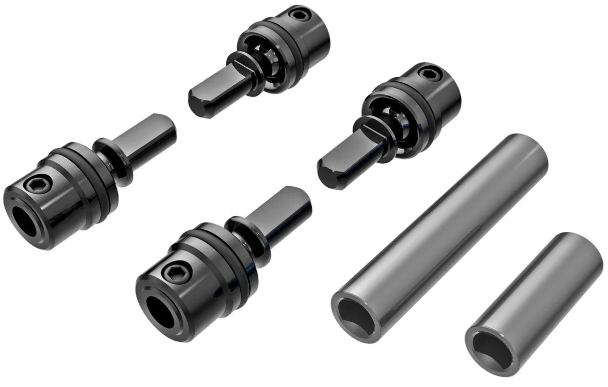 Traxxas Cardan Central Avant et Arrière Alu 6061-T6 (6Pcs) TRX-4M - Image 2