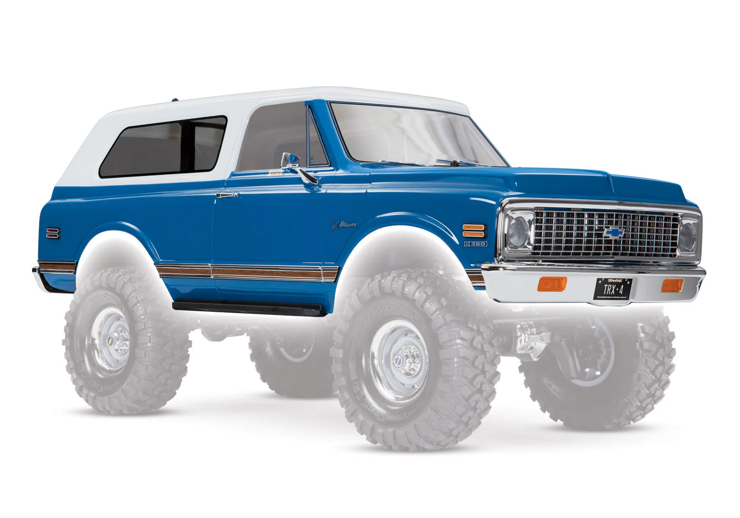 Traxxas Carrosserie Chevrolet Blazer 1972 Bleu 9111X - Image 4