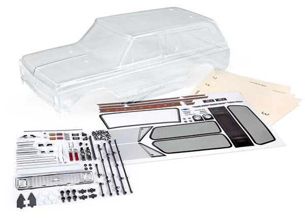 Traxxas Carrosserie Chevrolet Blazer 1972 + accessoires Non Peinte 9111