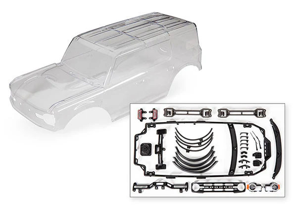 Traxxas Carrosserie Ford Bronco 2021 Transparent 9211 - Image 2