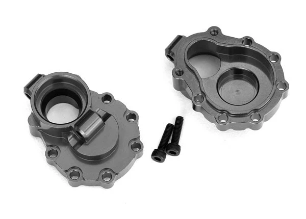 Traxxas Carter de sortie de pont intérieur arrière Alu Gris 8253A