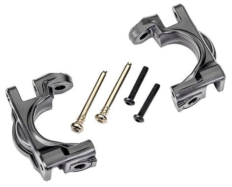 Traxxas Etriers de Fusées Renforcés Avant Grise (x2) 9032-GRAY