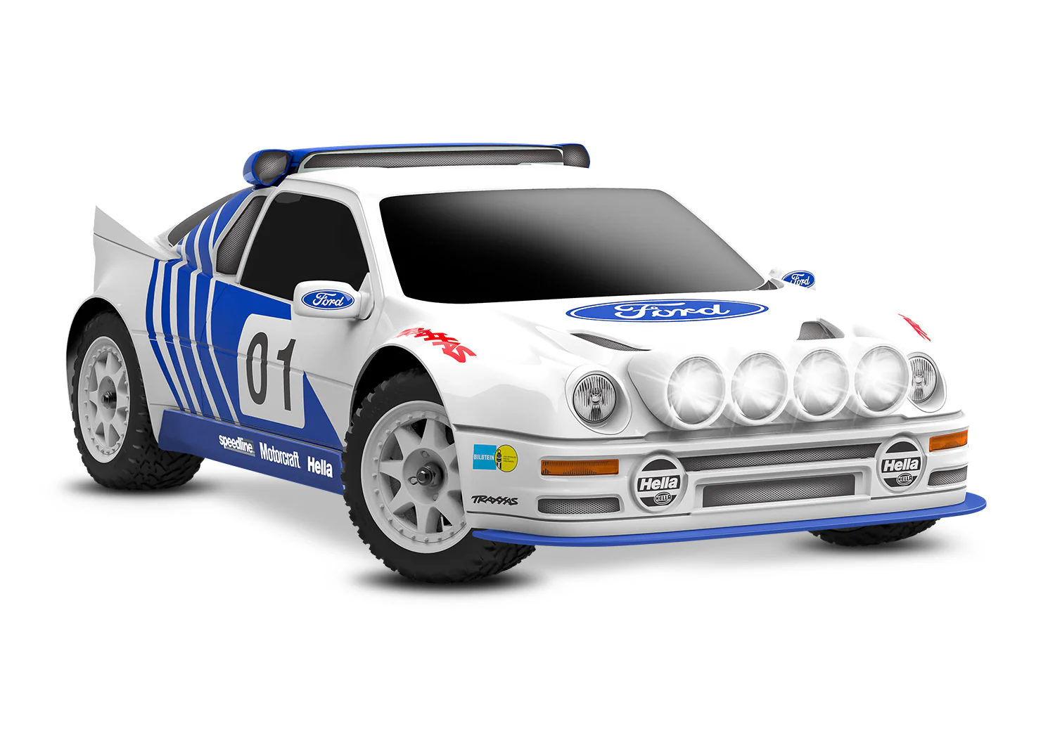 Traxxas Mini Rally VXL Ford RS200 RTR (Accu/Chargeur) 108046-1