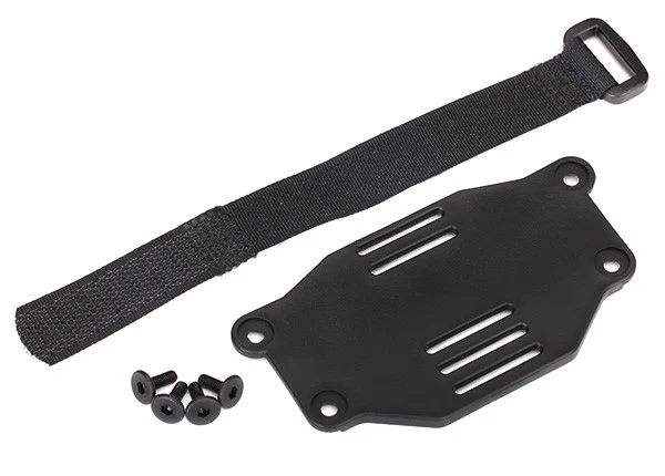 Traxxas Plaque et Sangle de batterie TRX-4 8223
